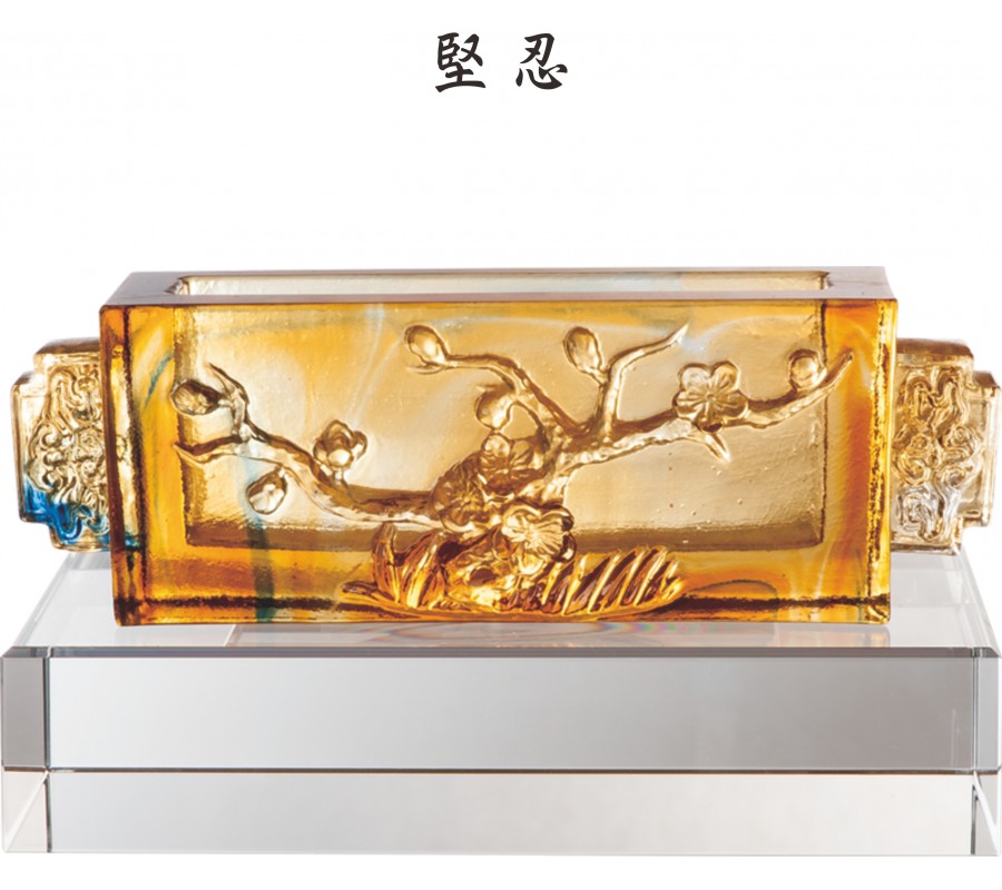 WS-21018堅忍/蕙質/高昇/錦繡系列精品脫臘琉璃作品(共四款)