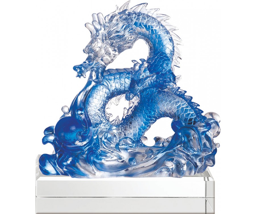 アート・写真 水晶龍 置物NO24-350