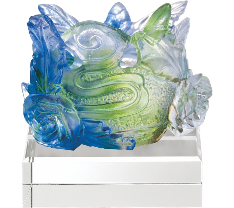 WS-51028馥郁芬芳精品脫臘琉璃擺飾作品