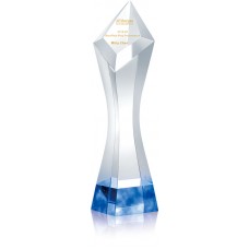 WS-81026藍色頂級水晶琉璃獎盃